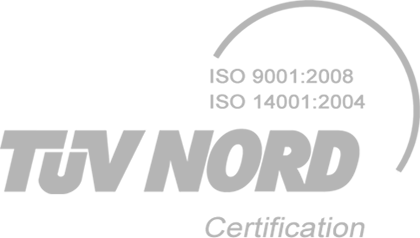 TUV - ISO 9001:2008, ISO 14001:2004